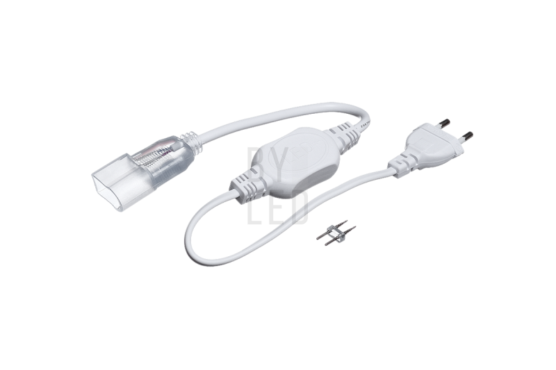 Коннектор питания для светодиодной ленты Byled серия BLS 14*26mm 230v (BLS2835-230-ADAPTER, 019159)