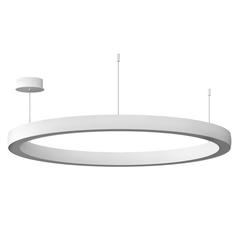 Подвесной светильник Byled серия Halo 4555 (70W, 220V, CRI>90, 900mm, Белый корпус, Цвет: Теплый белый) (HALO-RN-WH-4555-70-WW, 008186)