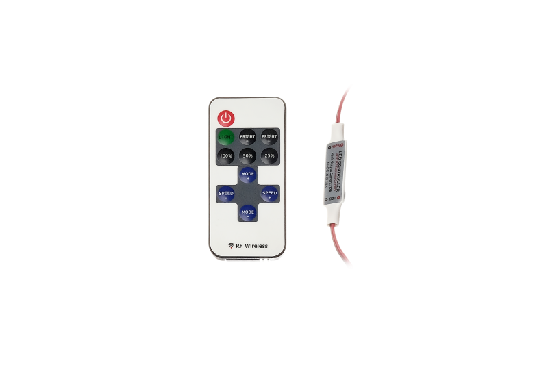 Контроллер (Диммер) с пультом Byled серия CNS (12-24v, 1CH*6A, RF, 11кн.)