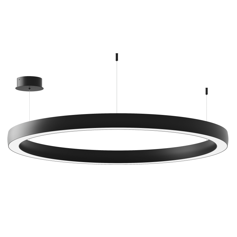 Подвесной светильник Byled серия Halo 4555 (70W, 220V, CRI>90, 900mm, Черный корпус, Цвет: Нейтральный белый) (HALO-RN-BL-4555-70-NW, 008189)