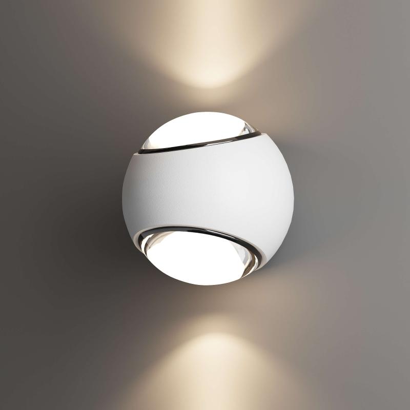 Настенный светильник Byled серия Flare (10W, 230V, CRI>80, Белый корпус, Цвет: Теплый белый) (FLARE-RN-WH-10-WW, 008216)