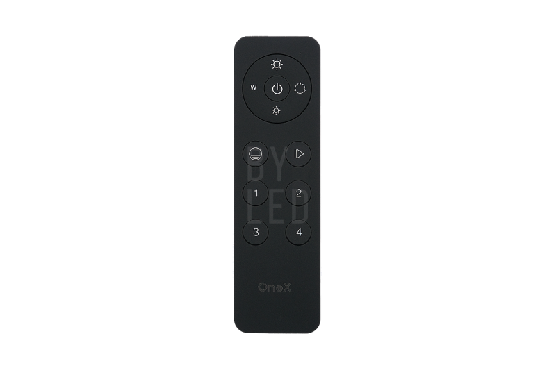 Пульт радио Byled серия OneX Lux (4 зоны, 3V бат., RGBW)
