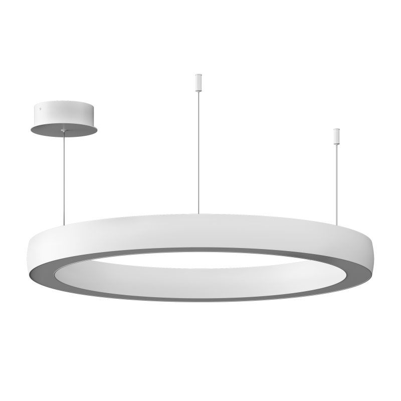 Подвесной светильник Byled серия Halo 4555 (45W, 220V, CRI>90, 600mm, Белый корпус, Цвет: Нейтральный белый) (HALO-RN-WH-4555-45-NW, 008183)