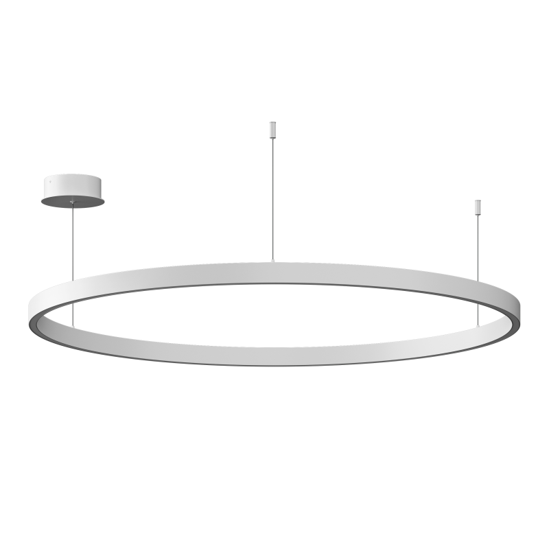 Подвесной светильник Byled серия Halo 1535 (50W, 220V, CRI>90, 900mm, Белый корпус, Цвет: Теплый белый) (HALO-RN-WH-1535-50-WW, 008170)