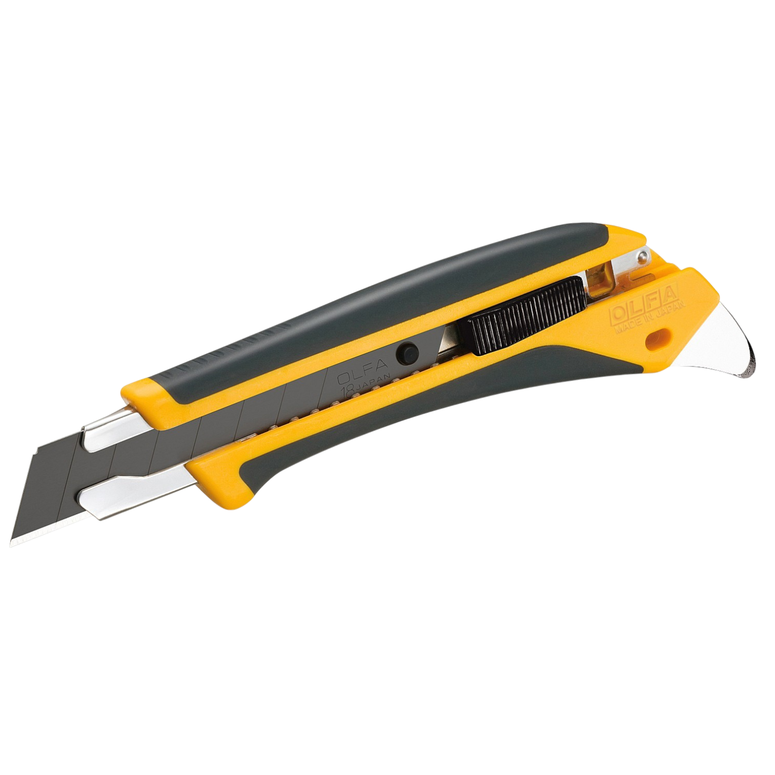 Нож OL-L5-AL, X-design, двухкомпонентный, «AUTOLOCK» фиксатор, 18 мм мини | Слайд 2