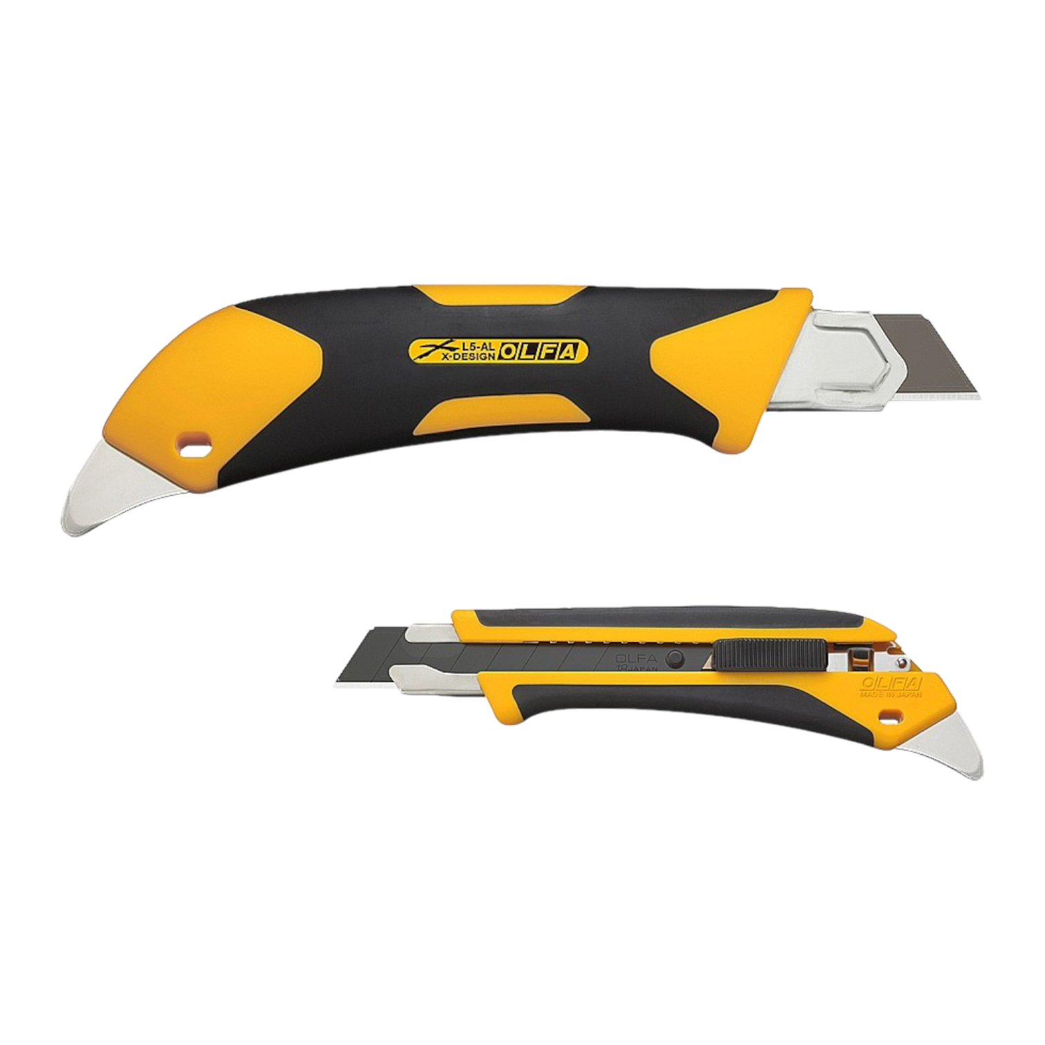 Нож OL-L5-AL, X-design, двухкомпонентный, «AUTOLOCK» фиксатор, 18 мм мини | Слайд 1