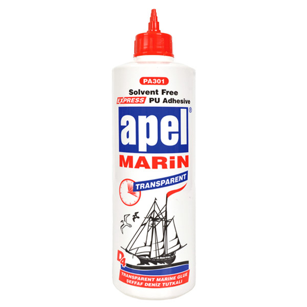 Клей Apel Marin PA301. Прозрачный полиуретановый клей для МДФ. PUR клей мини | Слайд 0