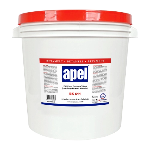 Клей-расплав для кромки средненаполненный Apel BK611.1 (20кг, белый)